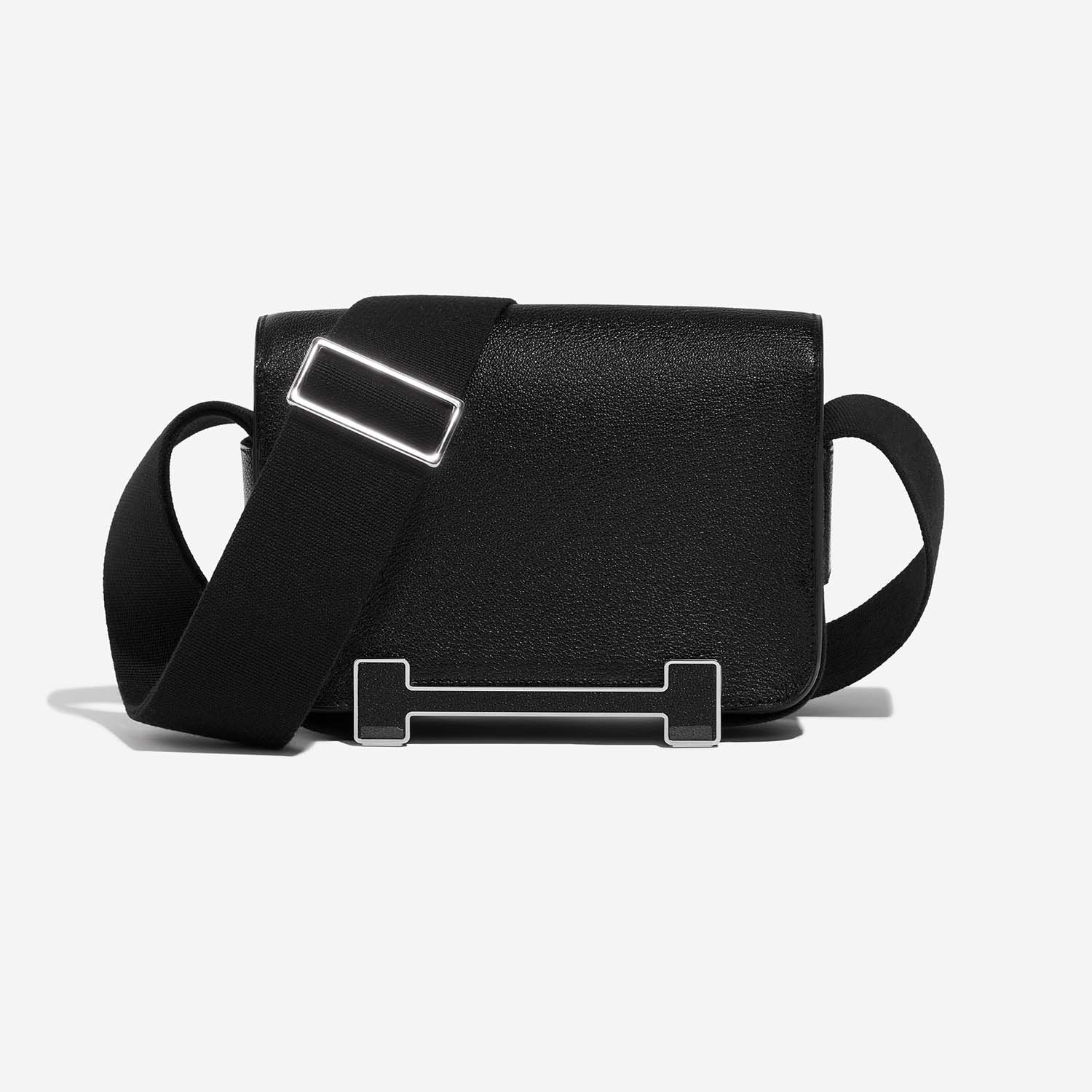 Hermès Geta oneSize Black Front | Verkaufen Sie Ihre Designer-Tasche auf Saclab.com