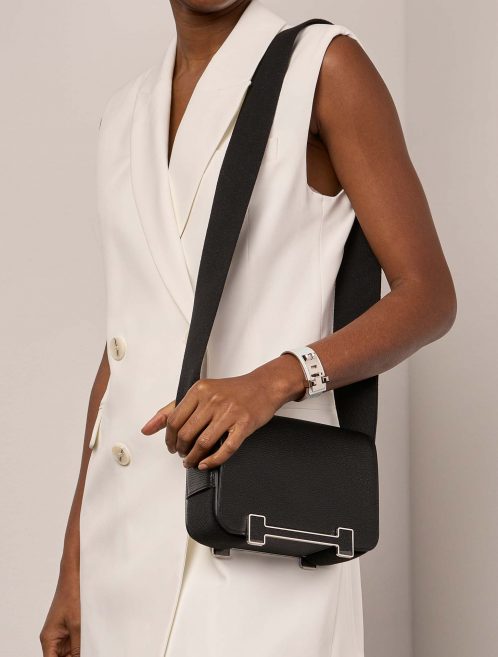 Hermès Geta oneSize Black D8 | Sell your designer bag on Saclab.com