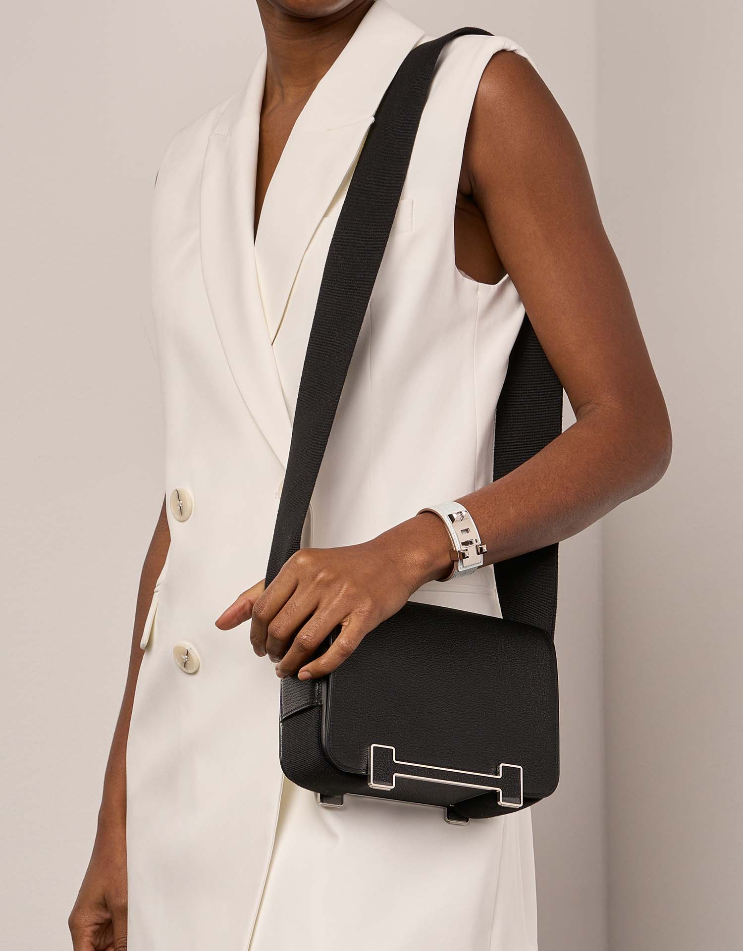 Hermès Geta oneSize Schwarz D8 | Verkaufen Sie Ihre Designer-Tasche auf Saclab.com
