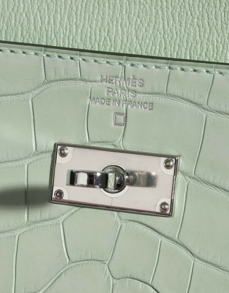 Hermès KellyWallet VertD'Eau Logo  | Sell your designer bag on Saclab.com