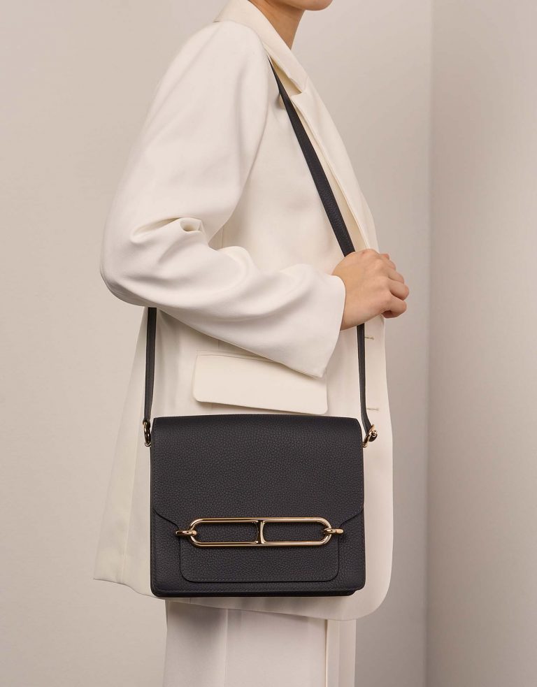 Hermès Roulis 23 Caban Front  | Sell your designer bag on Saclab.com