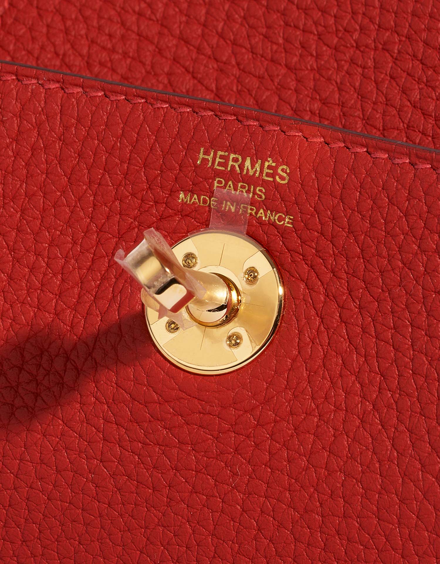 Lindy leather handbag Hermès Camel in Leather - 33264625