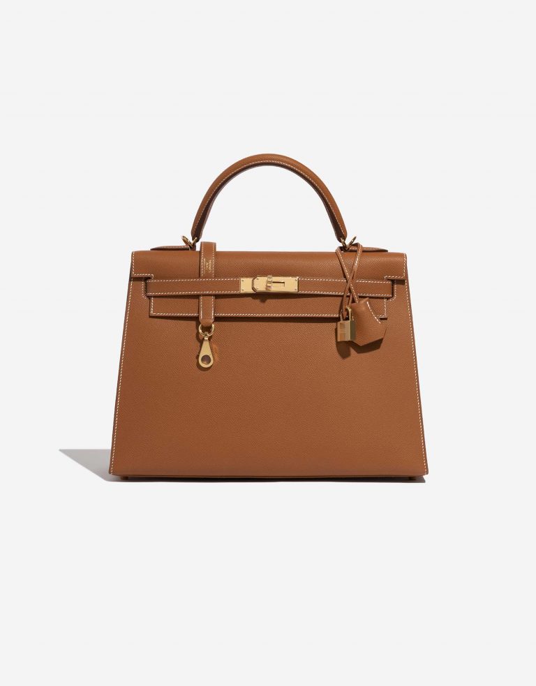 Hermès Kelly 32 Gold Front  | Sell your designer bag on Saclab.com