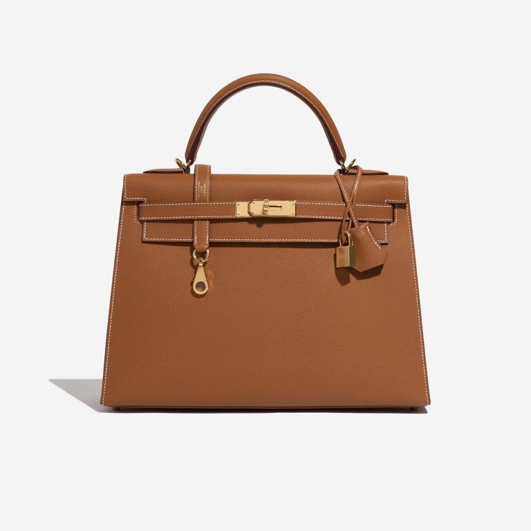 Hermès Kelly 32 Gold Front  | Sell your designer bag on Saclab.com