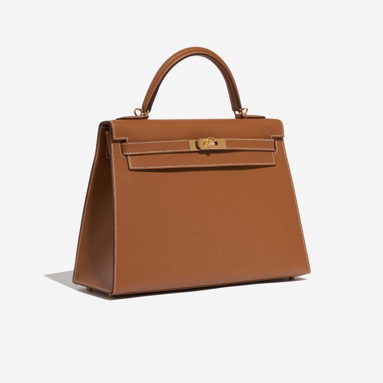 Hermès Kelly 32 Gold Side Front  | Sell your designer bag on Saclab.com