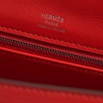 Hermès Kelly 28 RougeTomate-Ecru-Gold Logo  | Sell your designer bag on Saclab.com