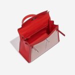 Hermès Kelly 28 RougeTomate-Ecru-Gold Inside  | Sell your designer bag on Saclab.com