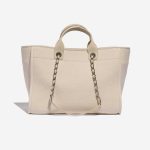 Chanel Deauville Medium Beige-White Back  | Sell your designer bag on Saclab.com
