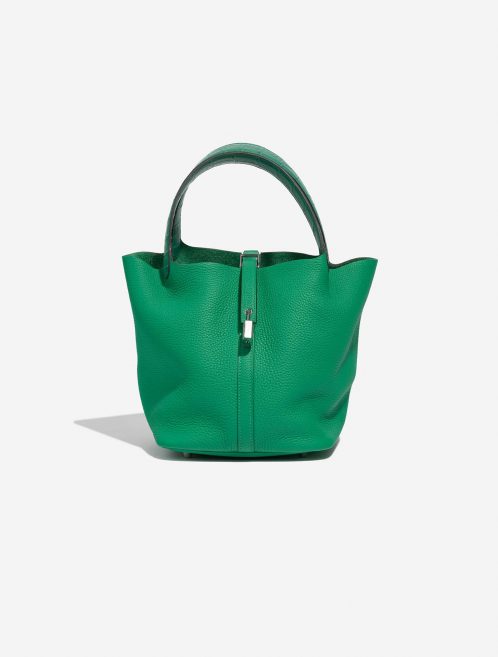Hermès PicotinTouch 22 Menthe-VertJade Front  | Sell your designer bag on Saclab.com