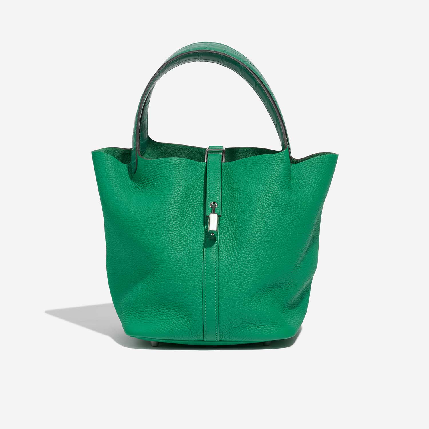 Hermès PicotinTouch 22 Menthe-VertJade Front  | Sell your designer bag on Saclab.com