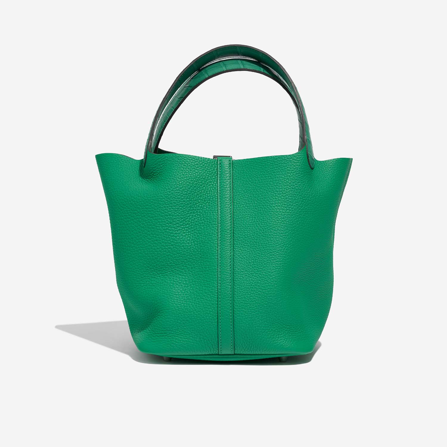 Hermès PicotinTouch 22 Menthe-VertJade Back  | Sell your designer bag on Saclab.com