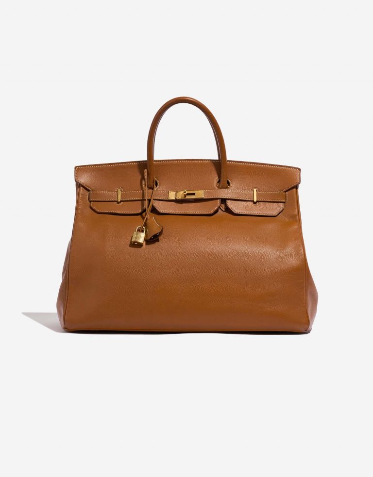 Hermès Birkin 40 gold Front  | Sell your designer bag on Saclab.com