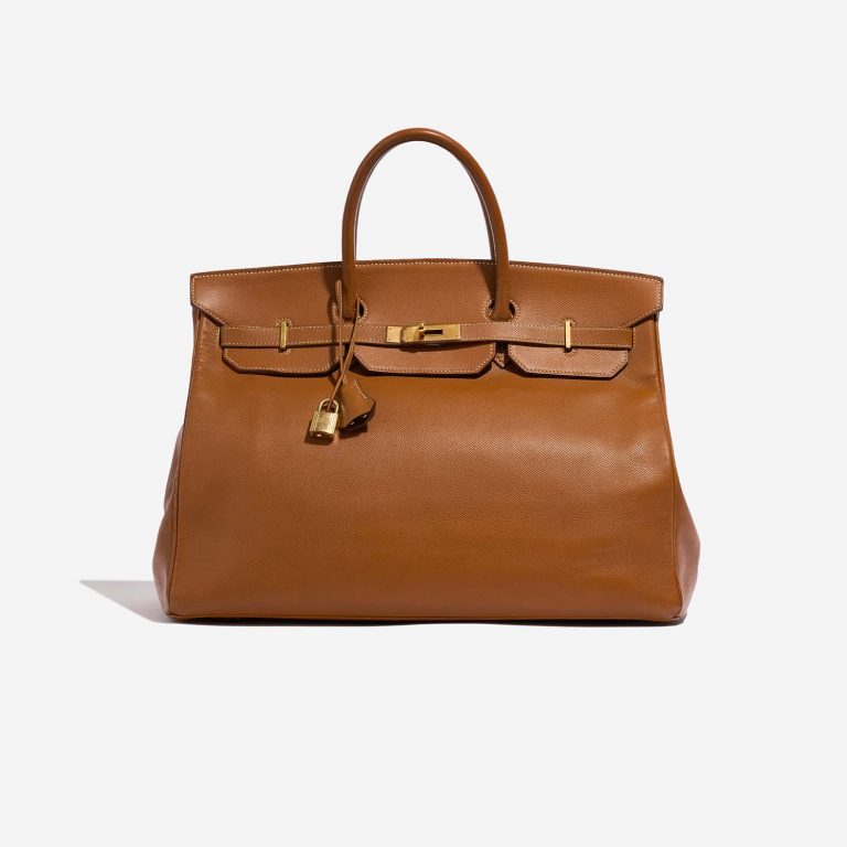 Hermès Birkin 40 gold Front  | Sell your designer bag on Saclab.com