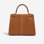 Hermès KellyPadded 25 Fauve Back  | Sell your designer bag on Saclab.com
