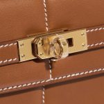 Hermès KellyPadded 25 Fauve Closing System  | Sell your designer bag on Saclab.com