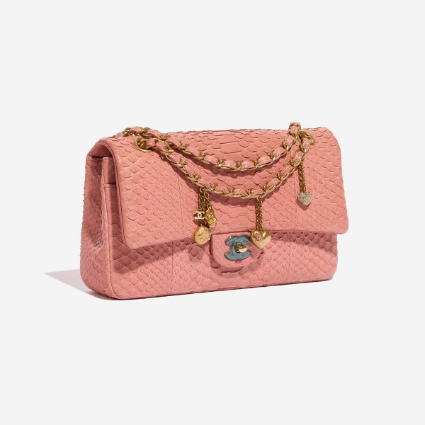 Chanel Timeless Medium Python Dusty Rose | SACLÀB