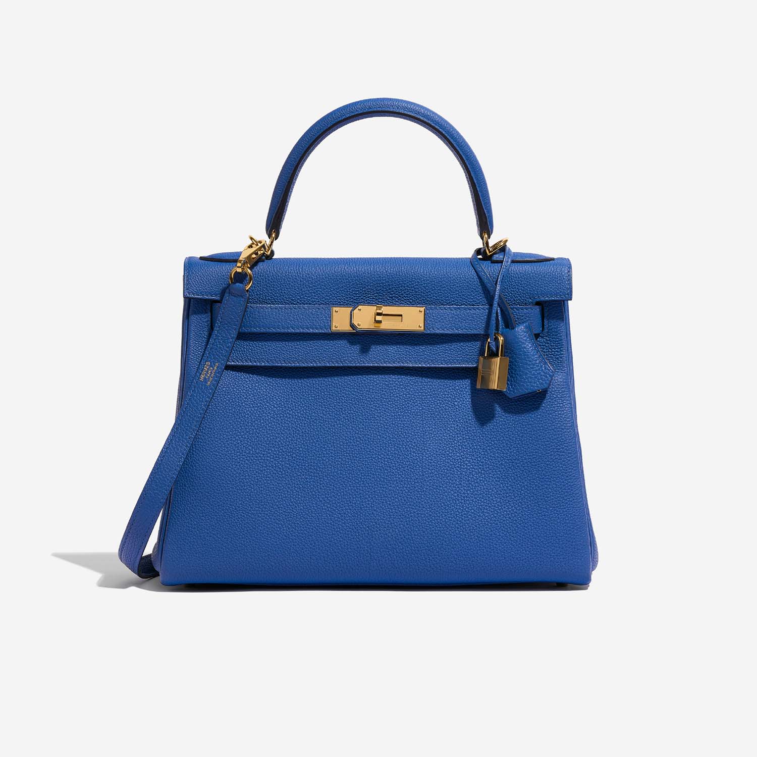 Hermès Kelly 28 BleuDeFrance Front | Verkaufen Sie Ihre Designertasche auf Saclab.com