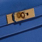 Hermès Kelly 28 BleuDeFrance Closing System  | Sell your designer bag on Saclab.com