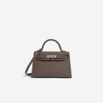 Hermès Kelly Mini Etoupe Front  | Sell your designer bag on Saclab.com