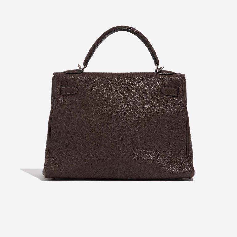 Hermès Kelly 32 Chocolate Back  | Sell your designer bag on Saclab.com