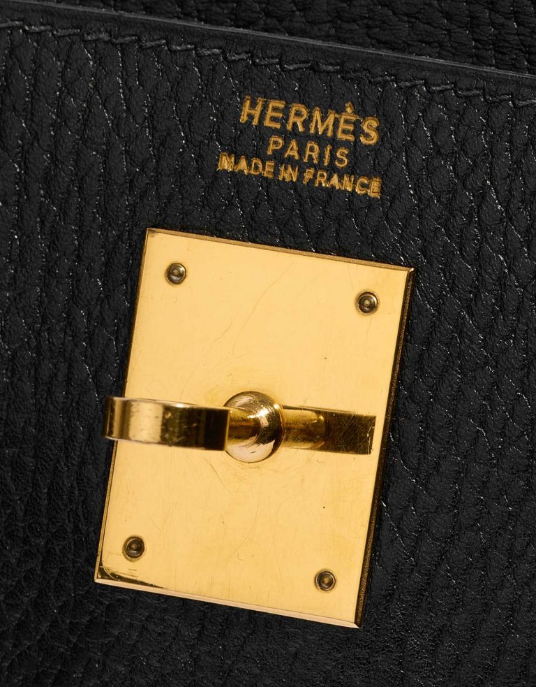 Hermès Kelly 32 Black Logo  | Sell your designer bag on Saclab.com