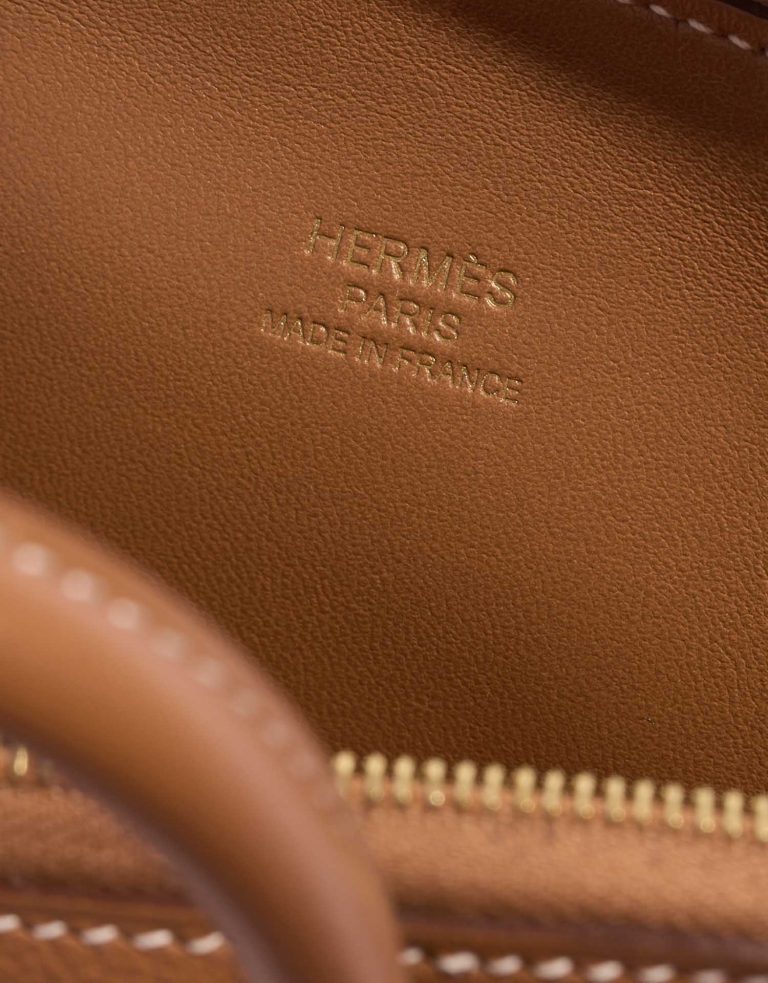 Hermès Bolide 20Mini Gold Logo  | Sell your designer bag on Saclab.com