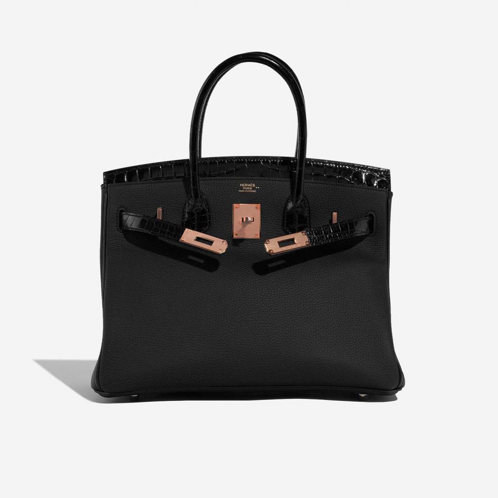 Hermès Birkin Touch 30 Togo / Alligator Black | SACLÀB