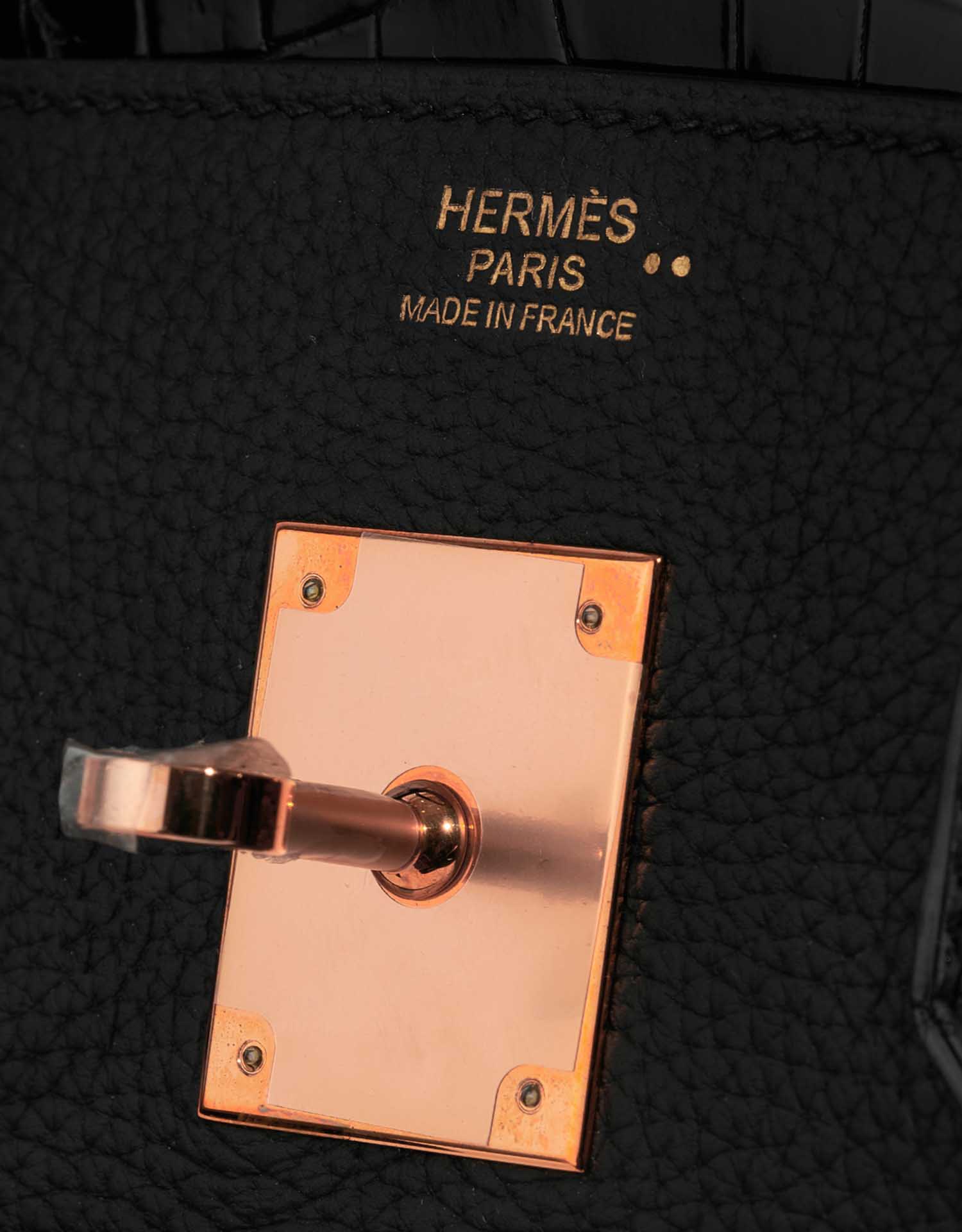 Hermès Birkin Touch 30 Niloticus/Togo Black