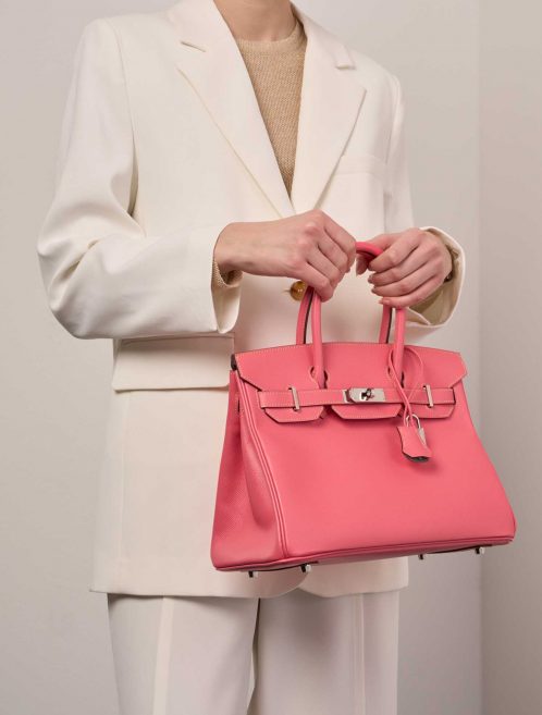 Hermès BirkinHSS 30 RoseConfetti-GrisMouette-JaunePoussin Tailles Porté | Vendez votre sac de créateur sur Saclab.com