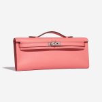 Hermès KellyCutClutch RosedEte Side Front  | Sell your designer bag on Saclab.com
