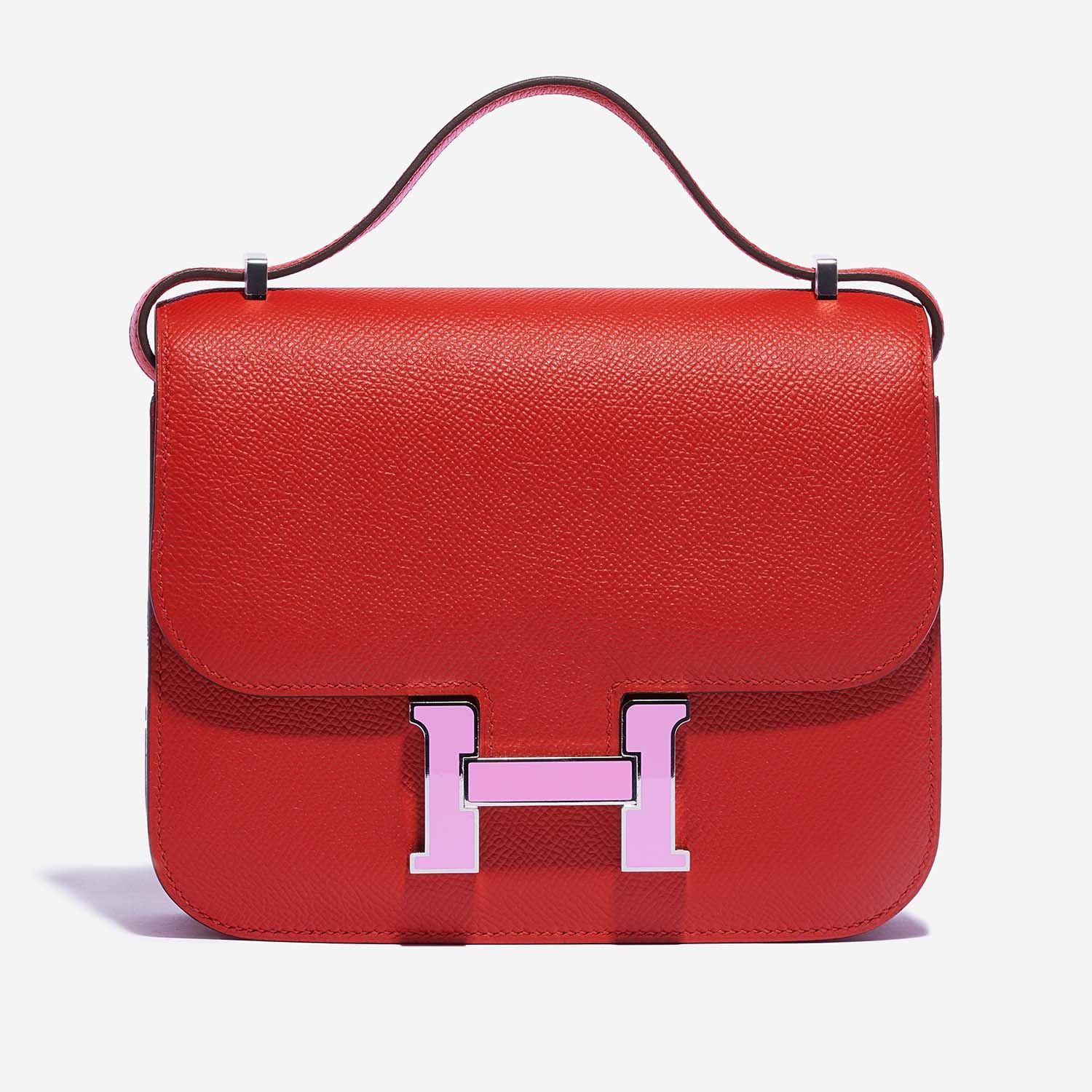 Hermès Constance RougeDeCoeur-Silvestre Front | Vendez votre sac de créateur sur Saclab.com