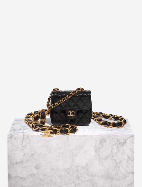 Chanel TimelessBeltBag Black Front  | Sell your designer bag on Saclab.com