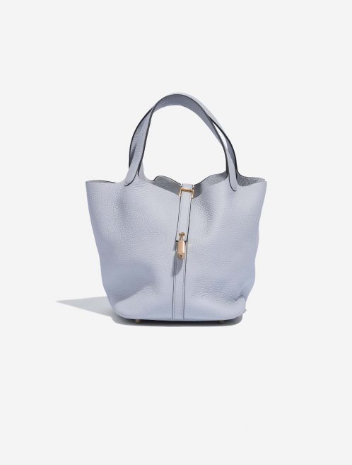 Hermès Picotin 22 BluePale Front | Verkaufen Sie Ihre Designer-Tasche auf Saclab.com
