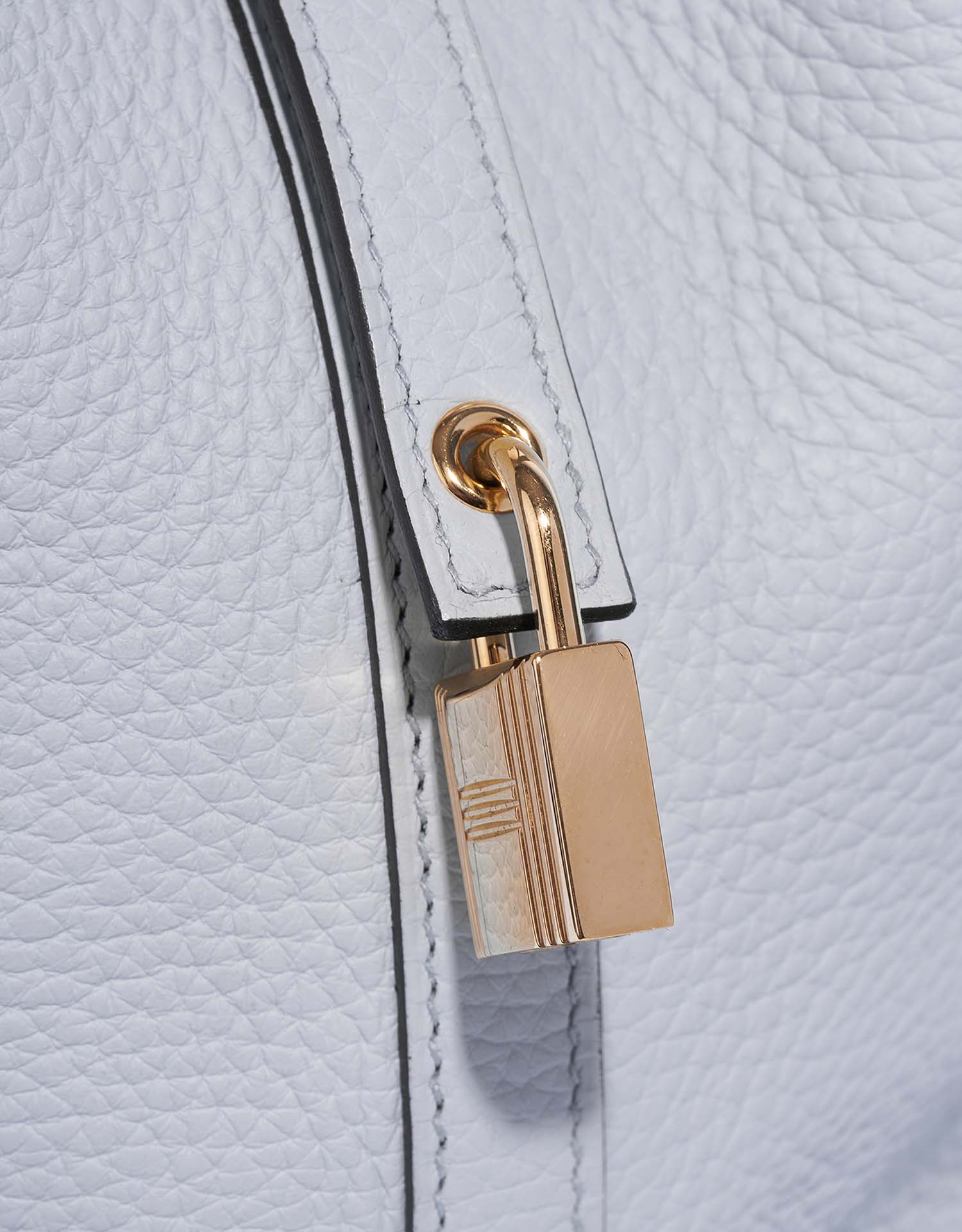 Hermès Picotin 22 BluePale Closing System  | Sell your designer bag on Saclab.com