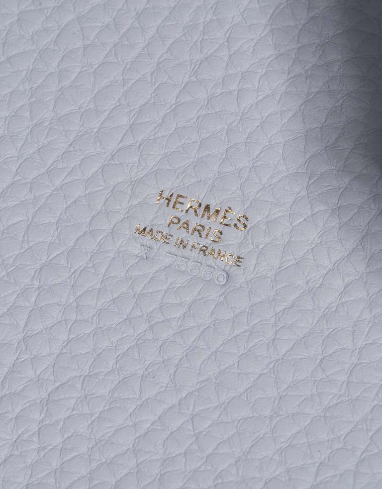 Hermès Picotin 22 BluePale Logo  | Sell your designer bag on Saclab.com