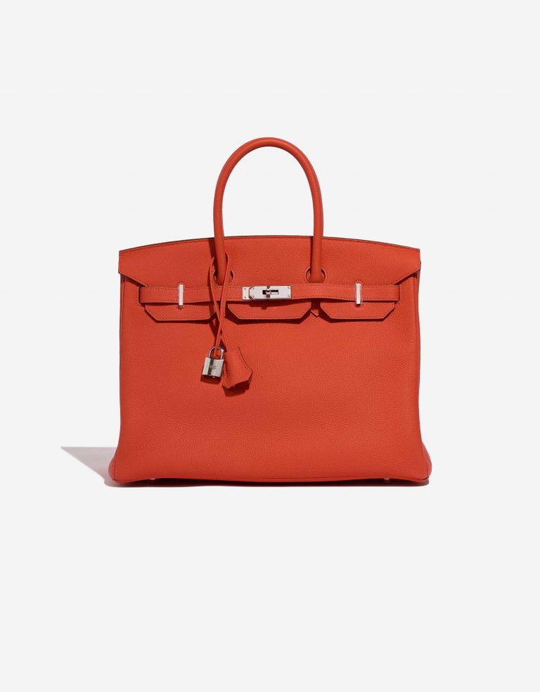 Hermès Birkin 35 Capucine Front  | Sell your designer bag on Saclab.com