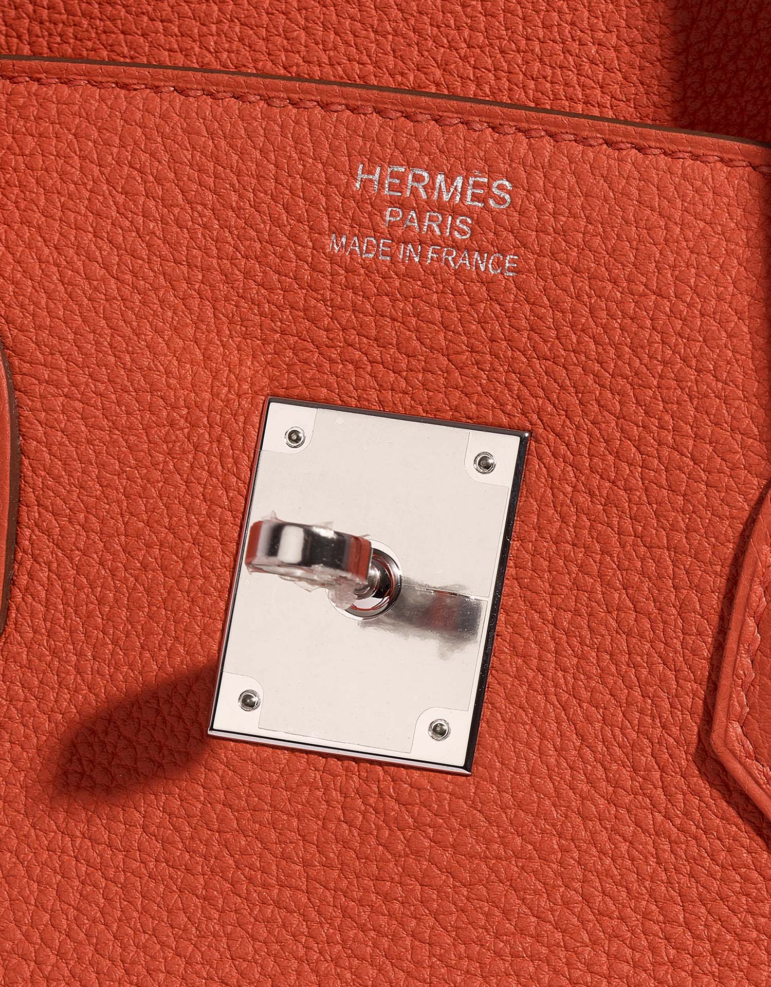 Hermès Birkin 35 Capucine Logo  | Sell your designer bag on Saclab.com