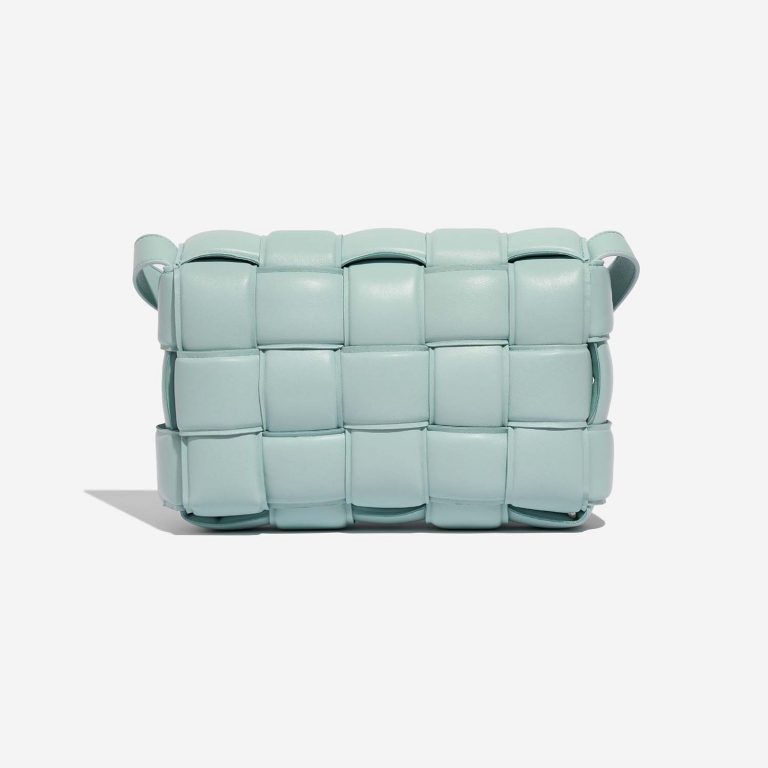 BottegaVeneta Cassette Turquoise Back  | Sell your designer bag on Saclab.com