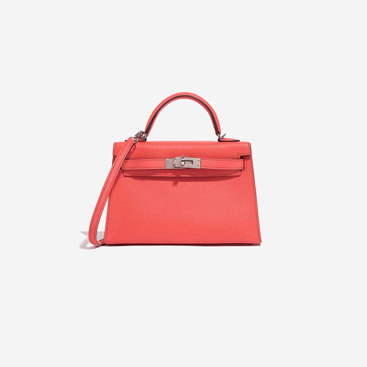 Hermès Kelly Mini RoseTexas Front  | Sell your designer bag on Saclab.com