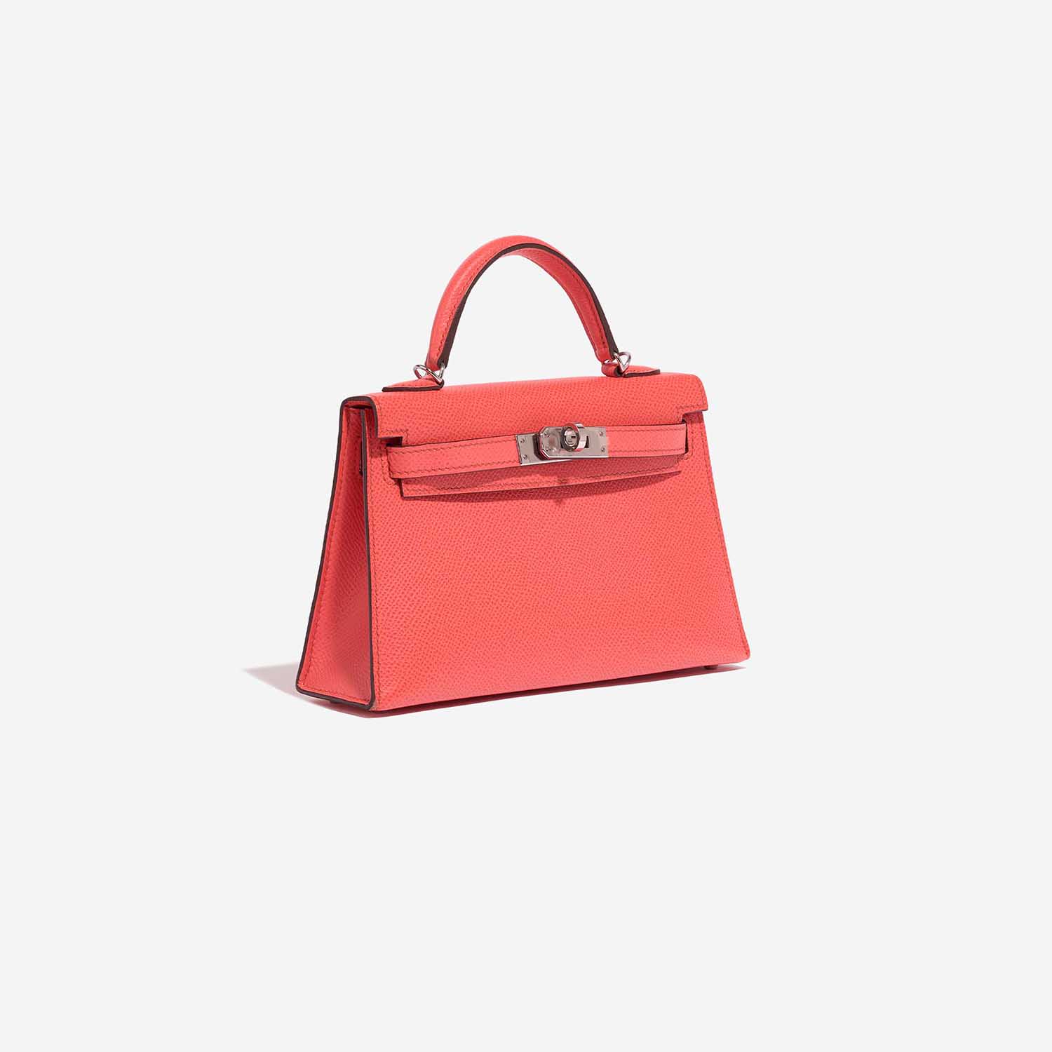 Hermès Kelly Mini RoseTexas Side Front  | Sell your designer bag on Saclab.com