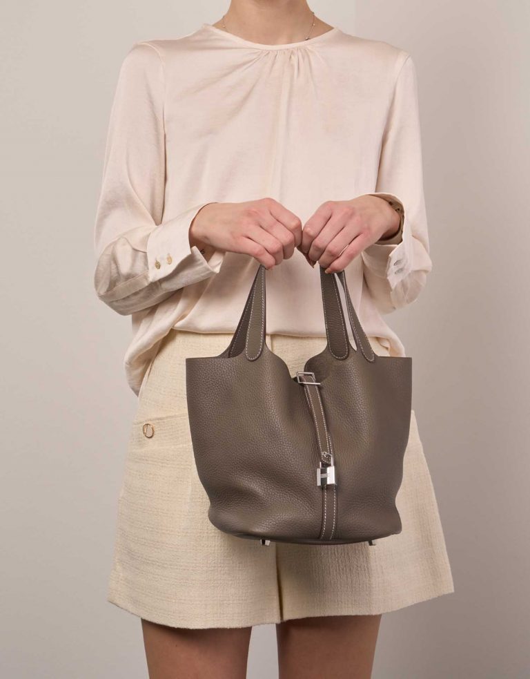 Hermès Picotin 22 Etoupe Front  | Sell your designer bag on Saclab.com