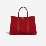 Hermès GardenParty 30 RougePiment Front  | Sell your designer bag on Saclab.com