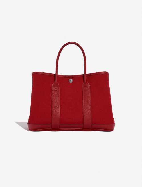 Hermès GardenParty 30 RougePiment Front  | Sell your designer bag on Saclab.com