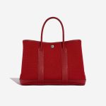 Hermès GardenParty 30 RougePiment Front  | Sell your designer bag on Saclab.com