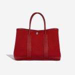 Hermès GardenParty 30 RougePiment Back  | Sell your designer bag on Saclab.com