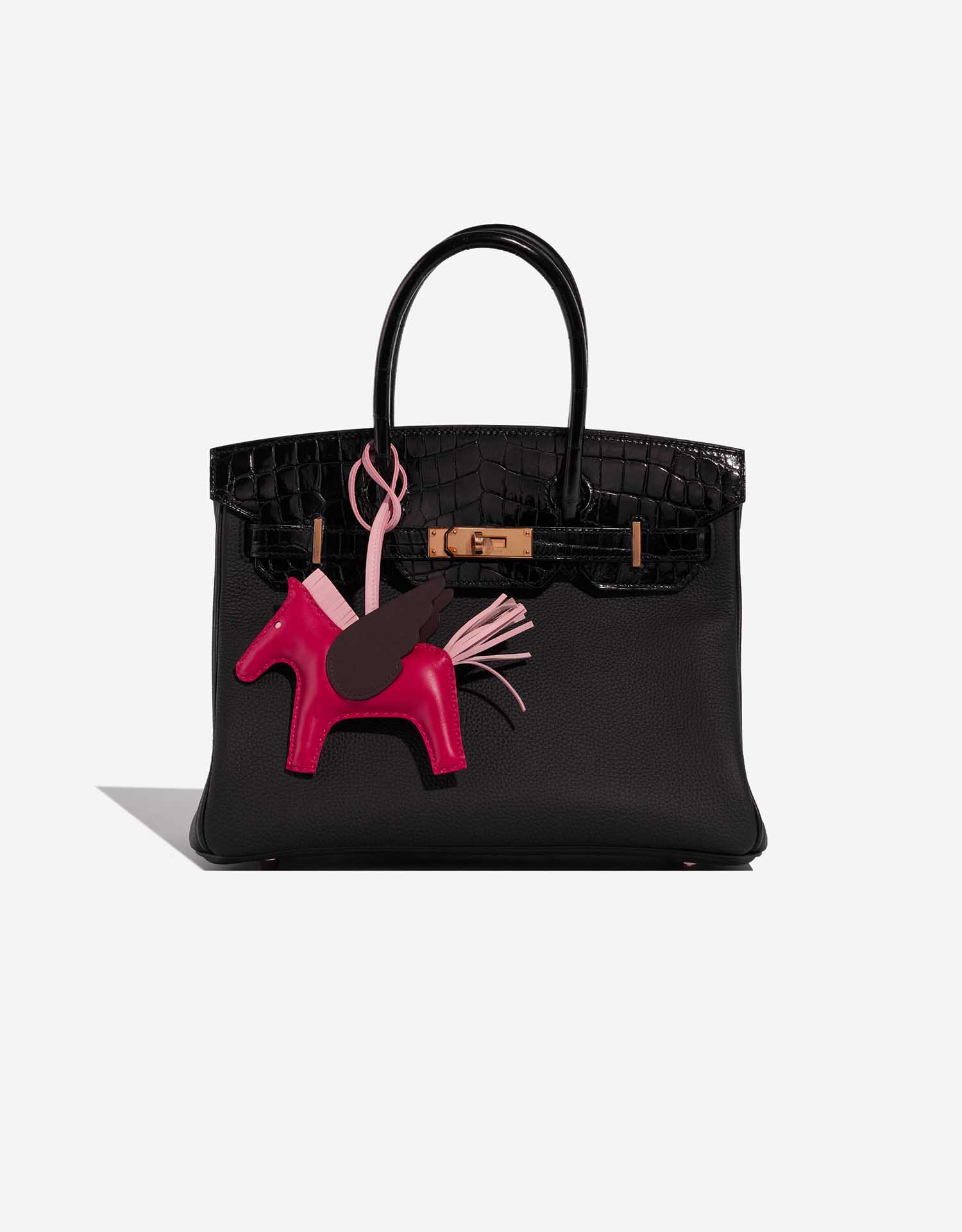 Hermès RodeoPegasus MM Framboise-RoseSakura-RougeSellier Closing System  | Sell your designer bag on Saclab.com
