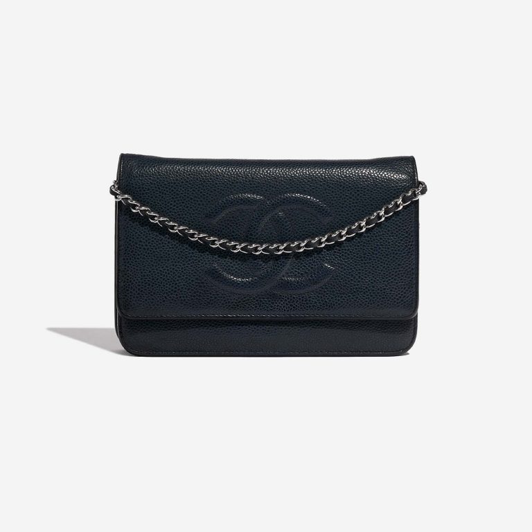 Chanel WOC OneSize DarkBlue Front | Verkaufen Sie Ihre Designer-Tasche auf Saclab.com