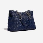 Dior ShoppingTote Blue Side Front  | Sell your designer bag on Saclab.com