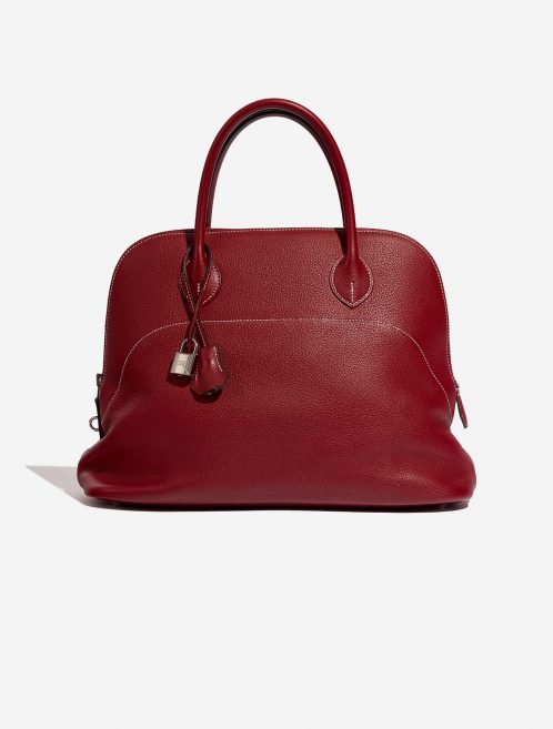 Hermès Bolide 35 RougeGrenat Front  | Sell your designer bag on Saclab.com