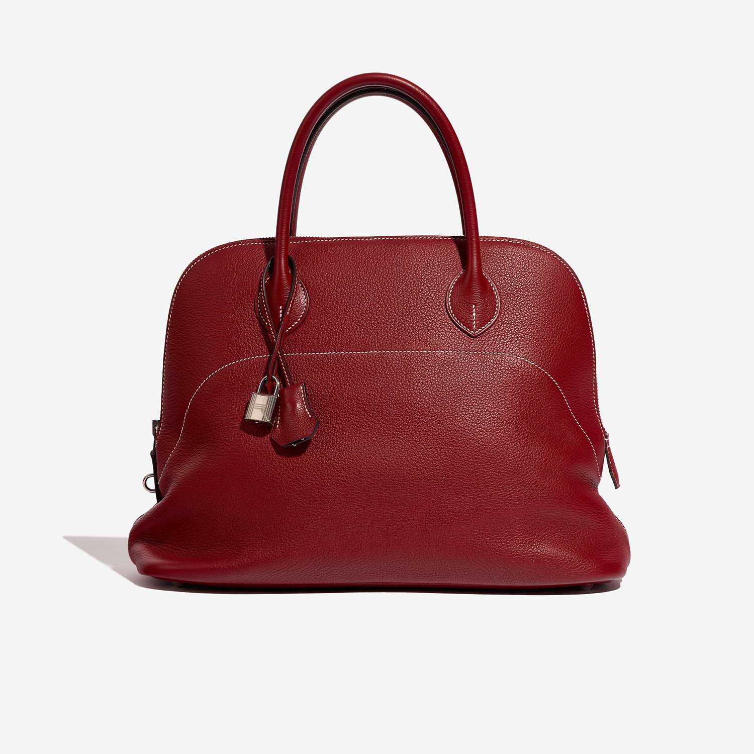 Hermès Bolide 35 RougeGrenat Front | Vendez votre sac de créateur sur Saclab.com